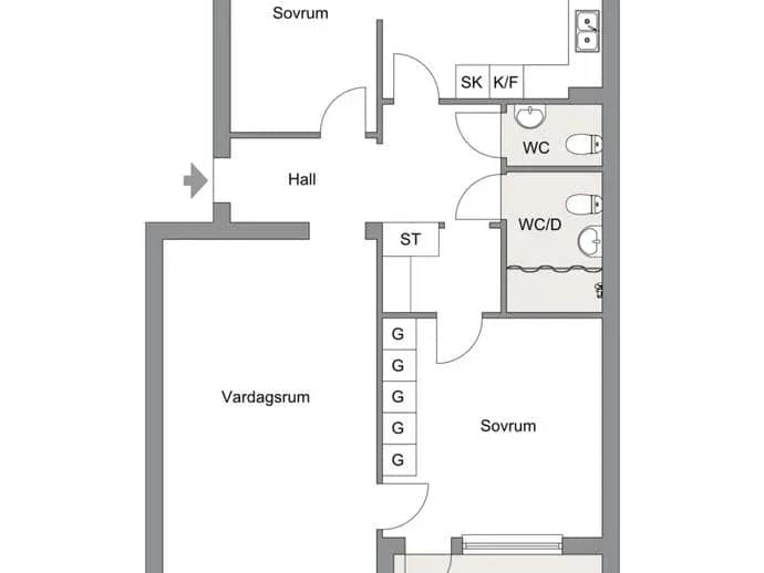Planritning för Fadderortsgatan 39