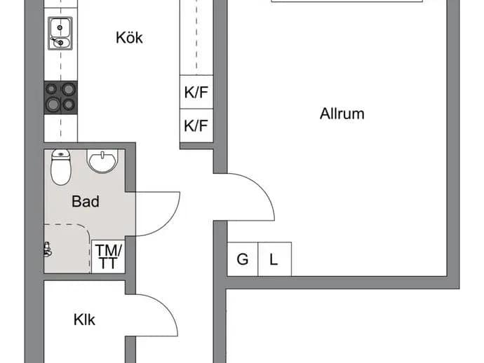 Planritning för Skånegatan 3