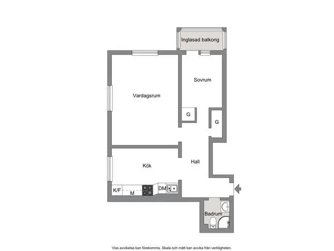 Floor plan for Norrbölegatan 52 A