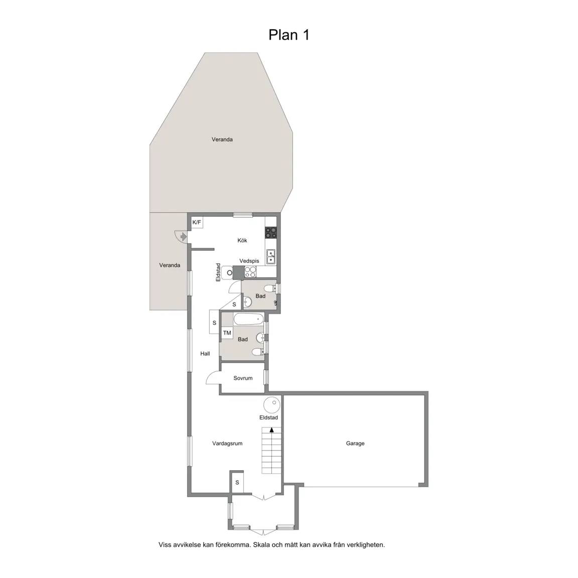 Floor plan for Snårberg 10