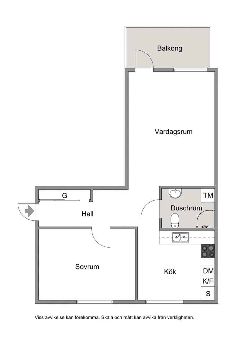 Planritning för Ulvsbygatan 2 C