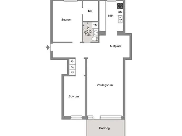 Planritning för Näckrosvägen 11