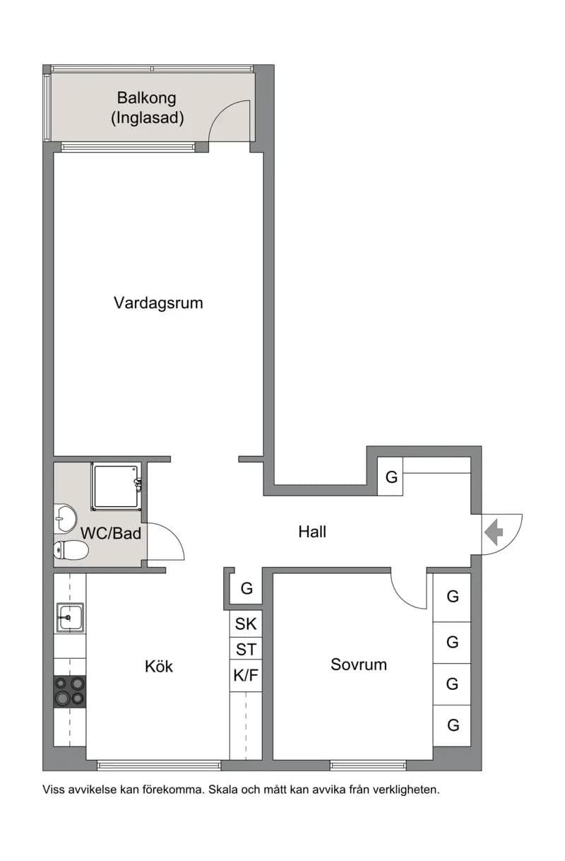 Floor plan for Vintervägen 3D