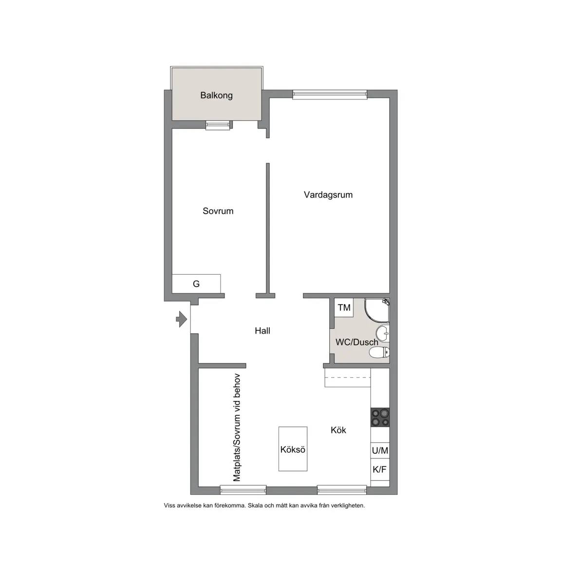 Floor plan for Getbergsvägen 20