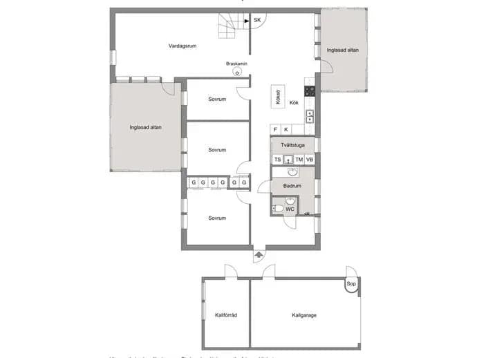 Floor plan for Åkerbärsvägen 31