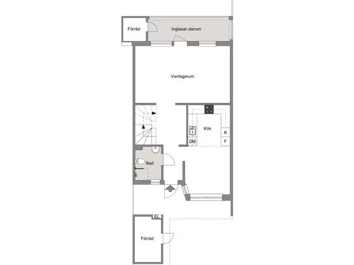 Floor plan for Paradvägen 5