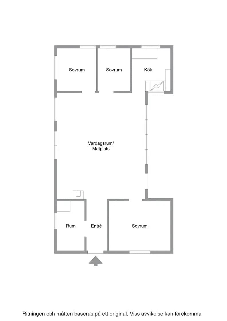 Floor plan for Särvsjövägen 64