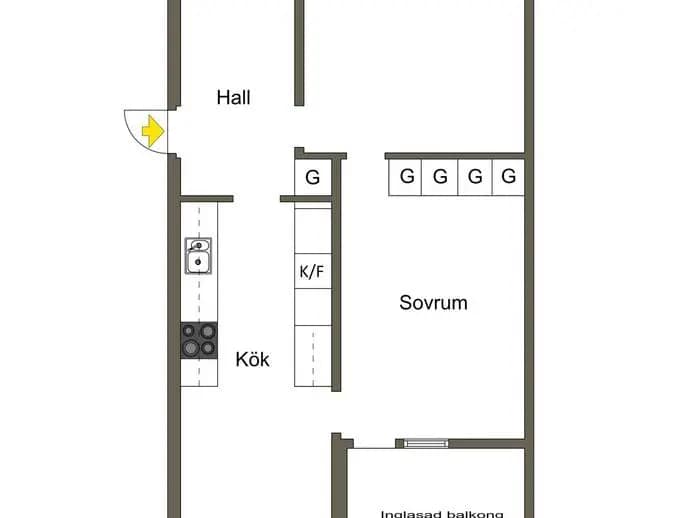 Floor plan for Orkestervägen 114