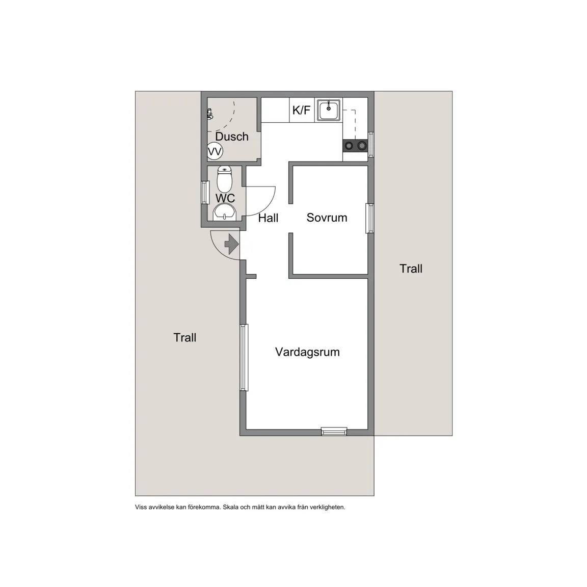 Floor plan for Hammarberget 7