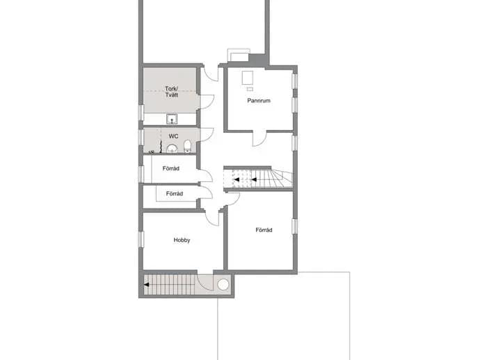 Floor plan for Begoniegatan 7