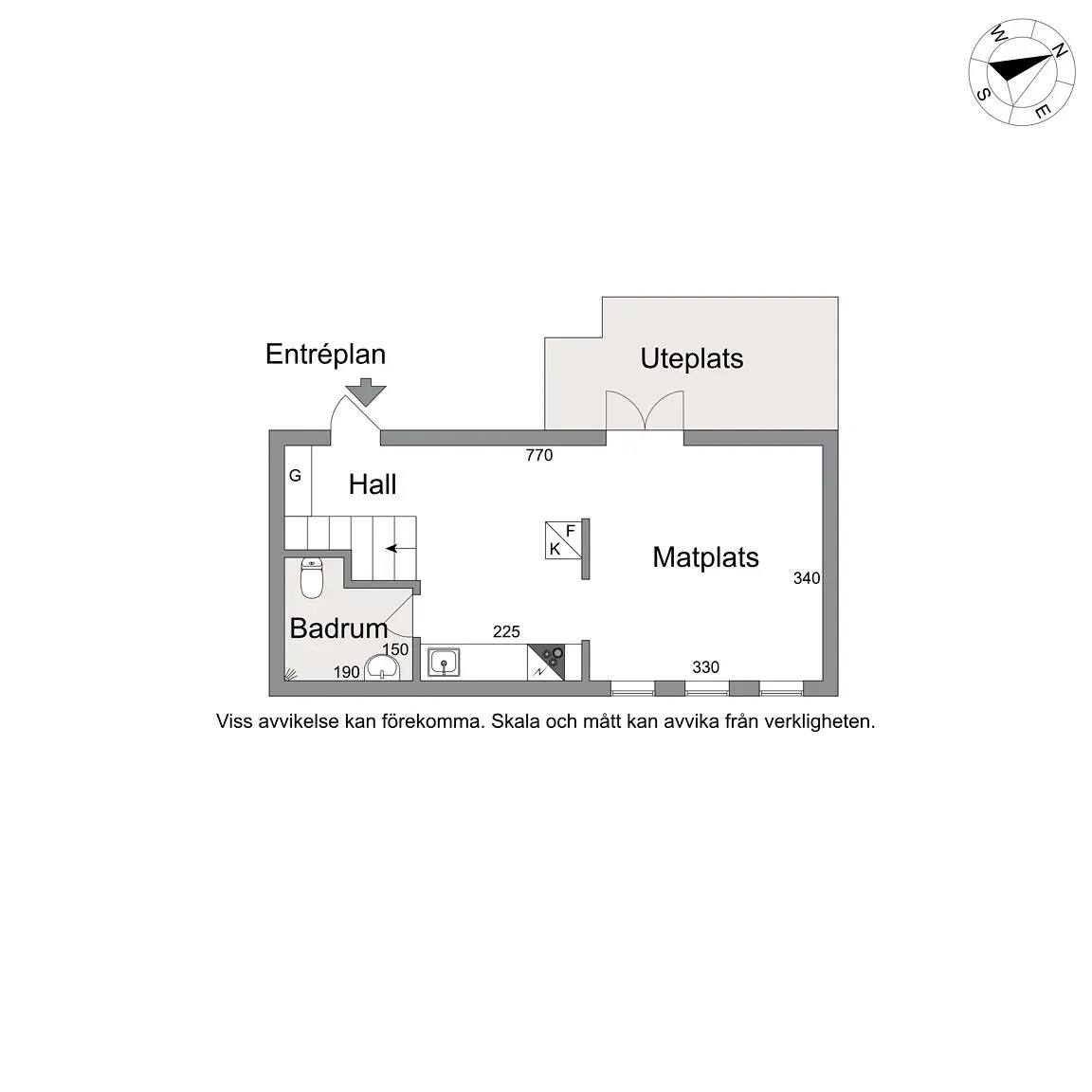 Floor plan for Godhemsgatan 11C