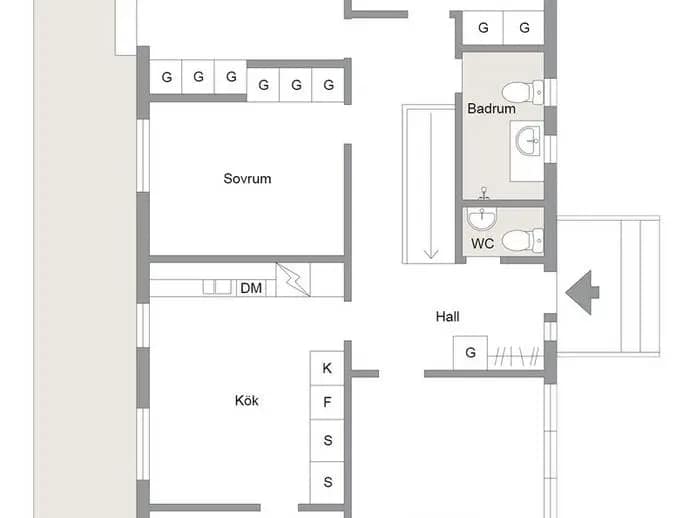 Floor plan for Gitarrvägen 46
