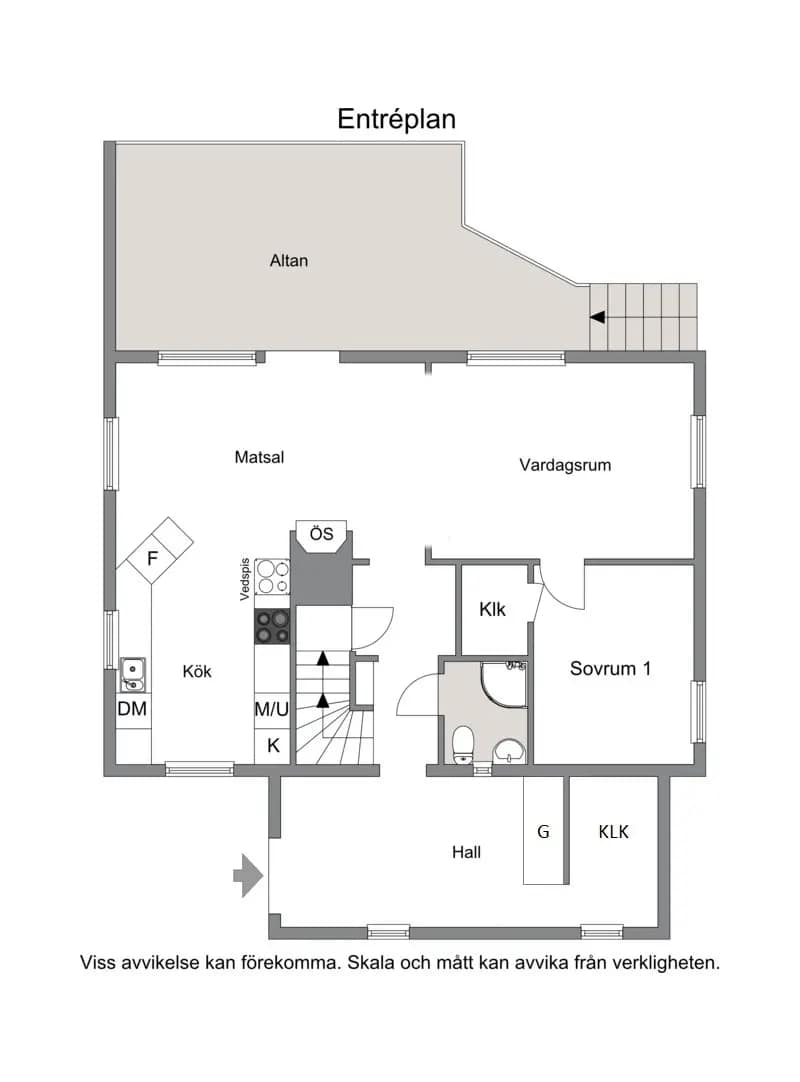 Floor plan for Hagagatan 29