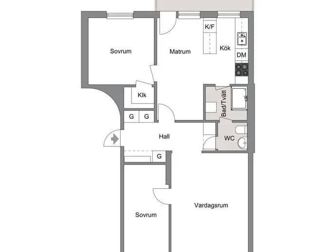 Planritning för Spelmansgatan 59B