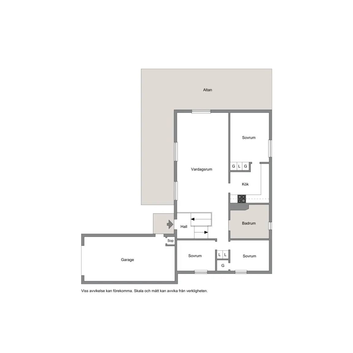 Floor plan for Risgatan 1