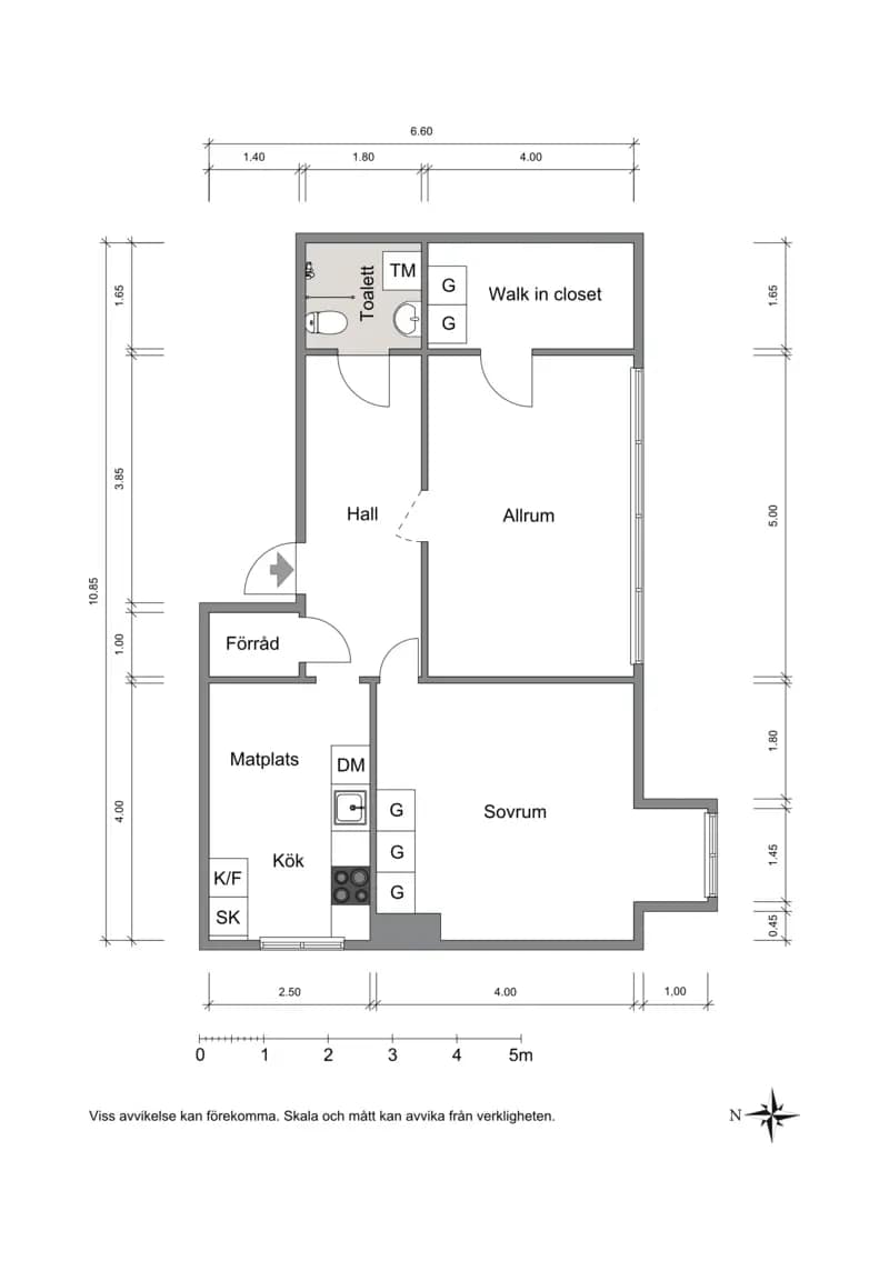 Floor plan for Kungsgatan 33