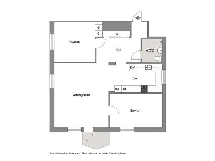 Floor plan for Krondikesvägen 22