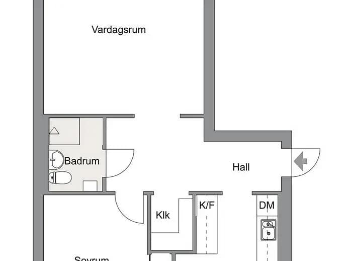 Planritning för Skördevägen 4