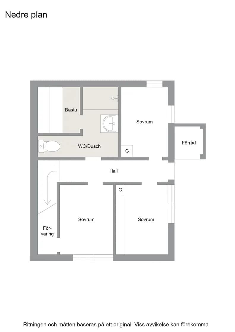 Floor plan for Frylestigen 4