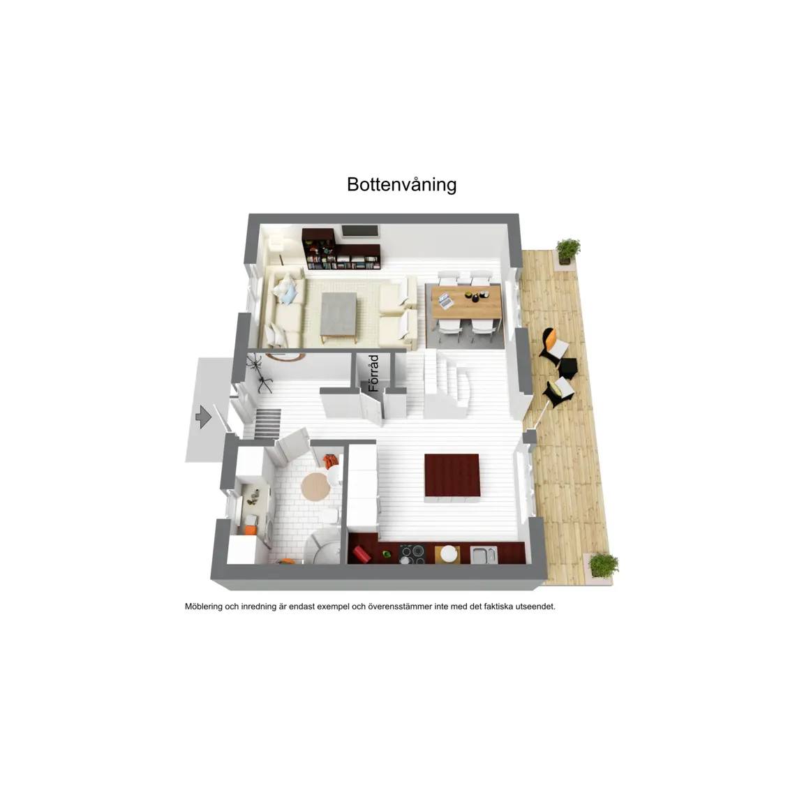 Floor plan for Johan Peters Väg 14