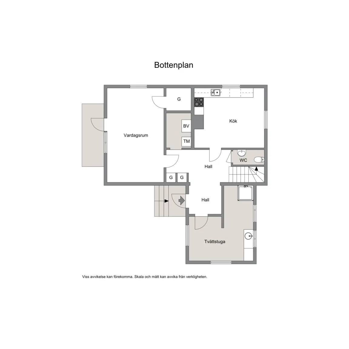 Floor plan for Skelleftehamnsvägen 203