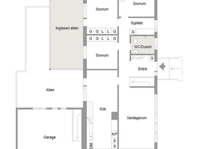 Floor plan for Häckstigen 41