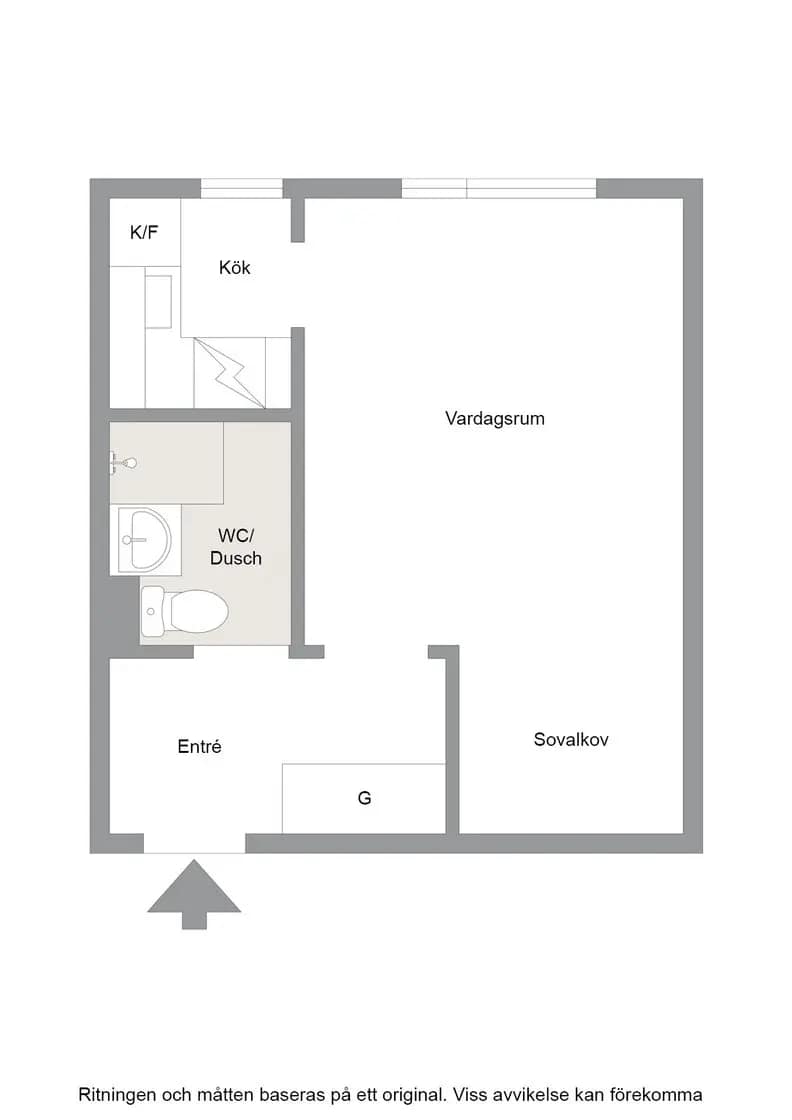 Floor plan for Lindvägen 24 B