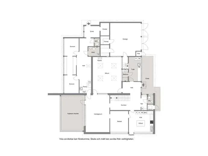 Floor plan for Norregårdsvägen 2