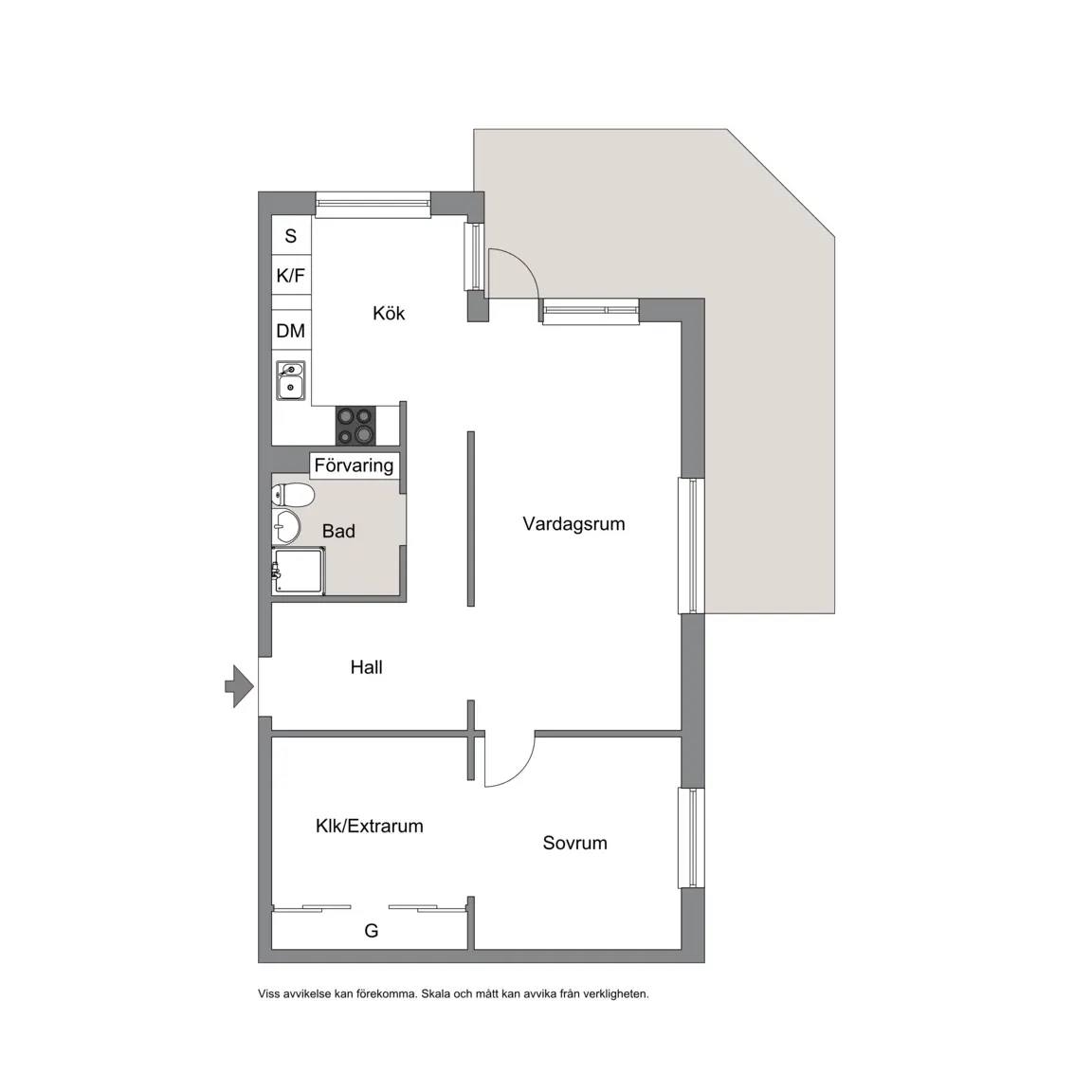 Floor plan for Tolvmansgatan 29