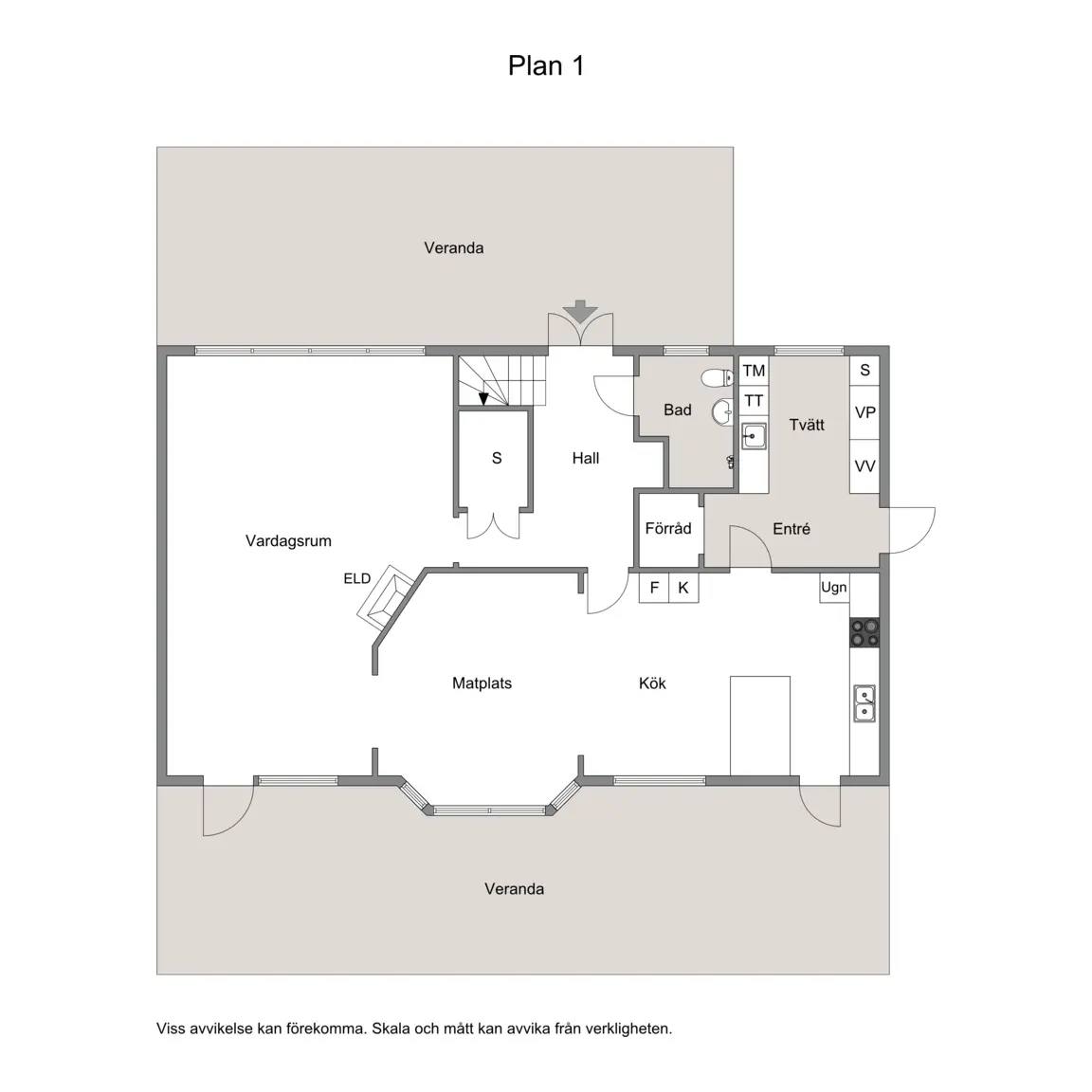 Floor plan for Svenneby 91
