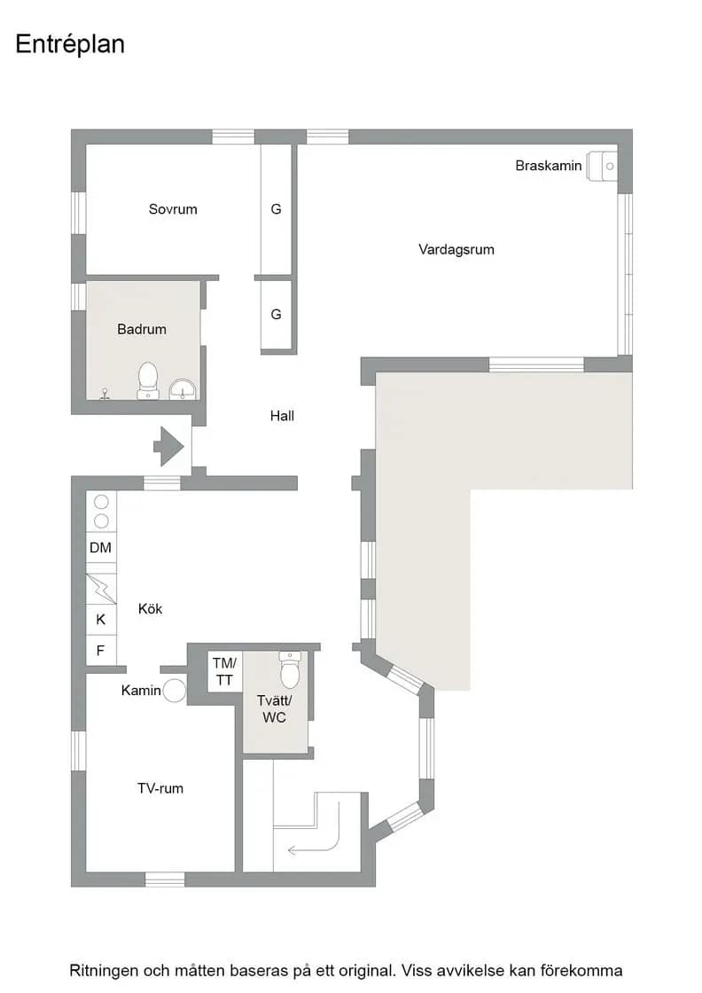 Floor plan for Bodsjöbränna 568