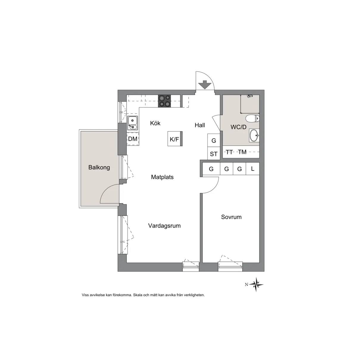 Floor plan for Symfonivägen 9A