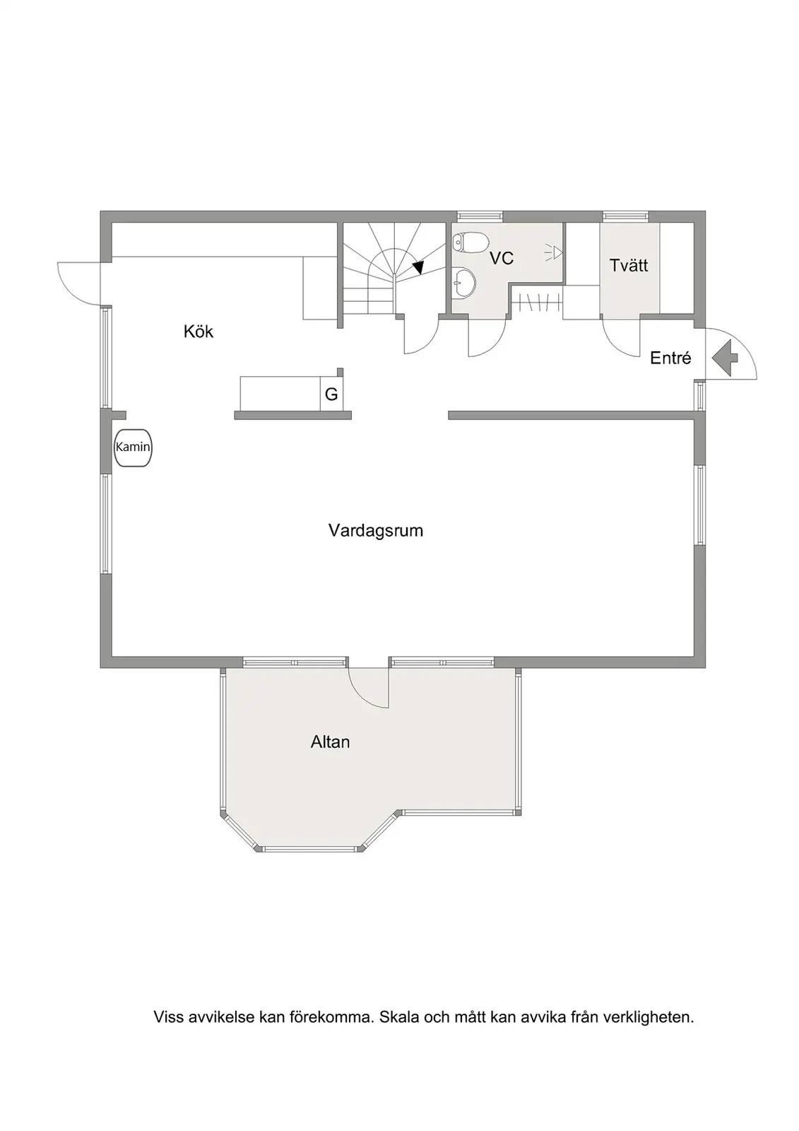 Planritning för Bragegatan 16