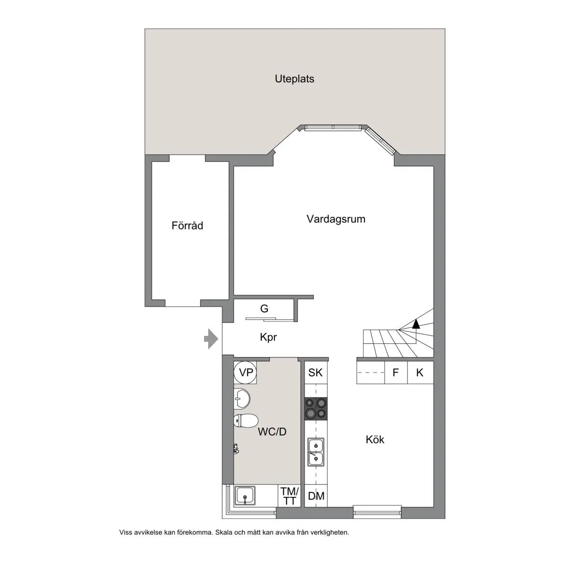 Floor plan for Trombonvägen 48