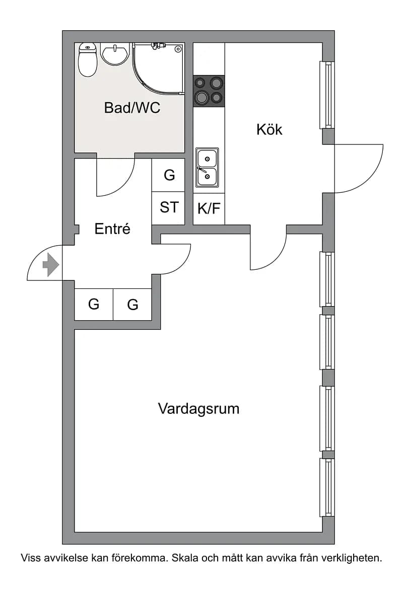 Floor plan for Österleden 48C