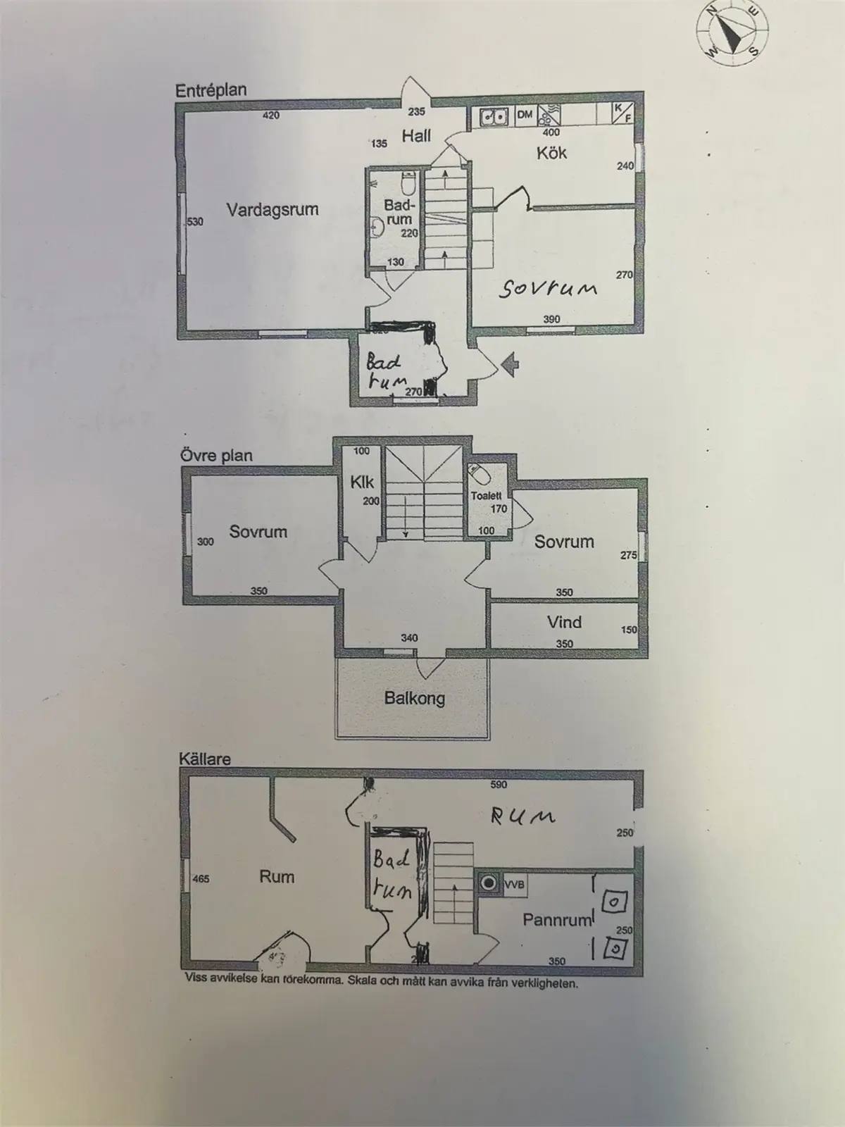 Floor plan for Varbergsvägen 38