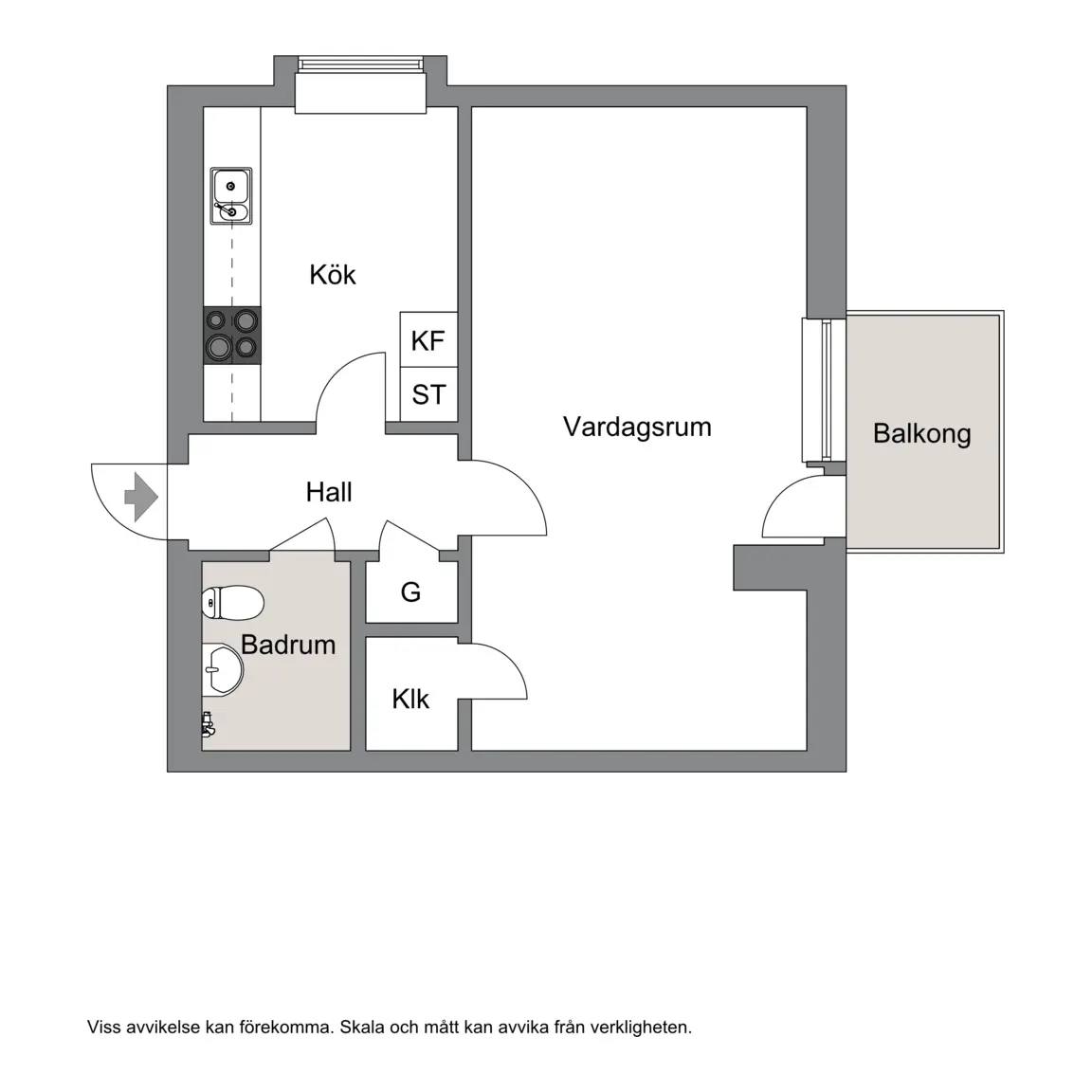 Planritning för Nolbygatan 9