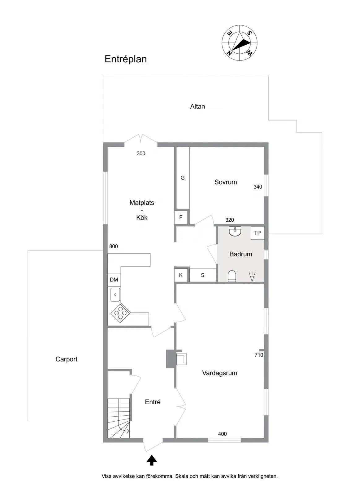 Floor plan for Murarevägen 23