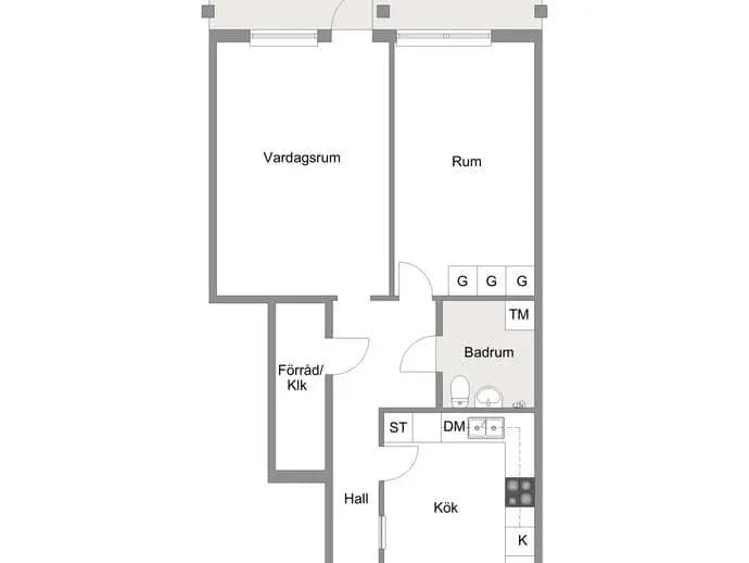 Floor plan for Asarvegatan 146