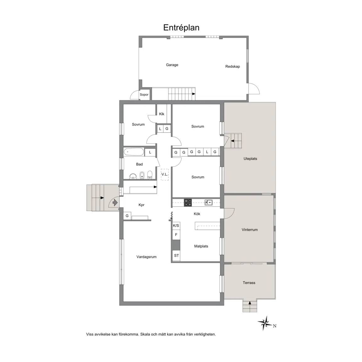 Floor plan for Landsvägslyckegatan 30