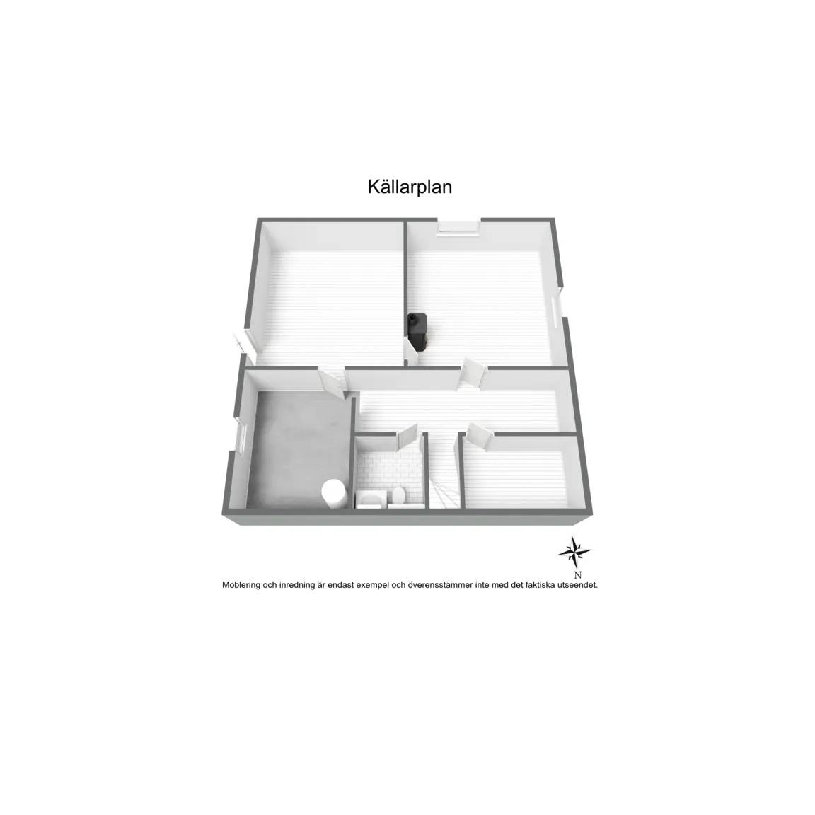 Planritning för Klackvägen 15