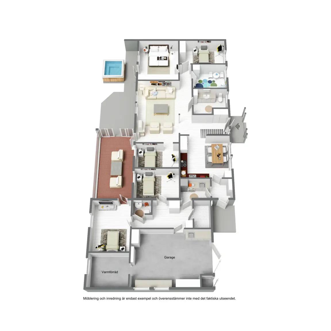 Floor plan for Nybyggargatan 20