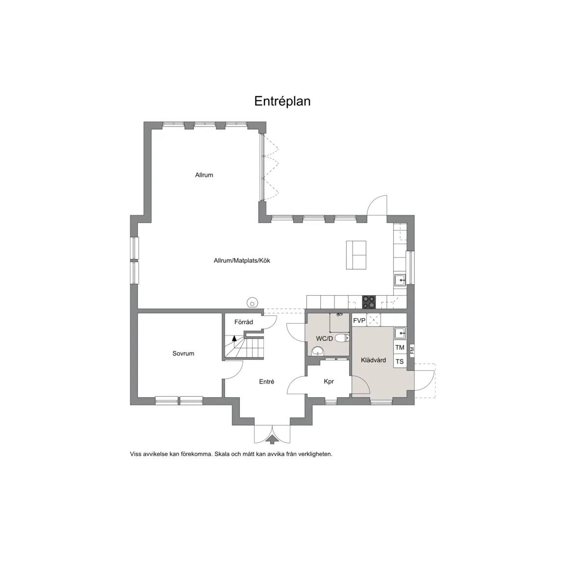 Floor plan for Åbacken 102