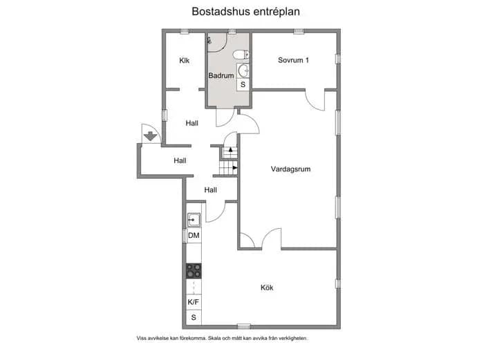 Floor plan for Sturkövägen 2
