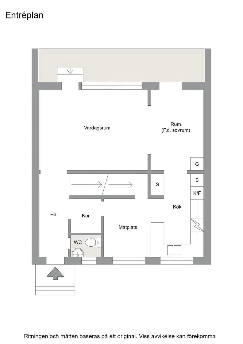 Floor plan for Nyponvägen 63