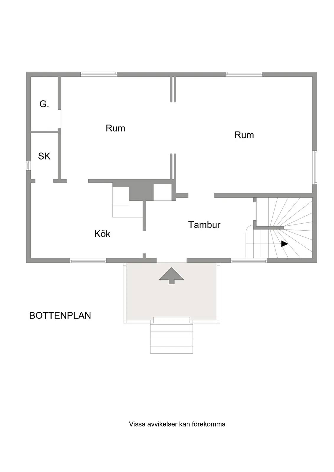 Floor plan for Sveagatan 12