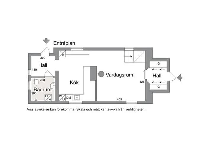 Floor plan for Stafsinge Lisbro 155