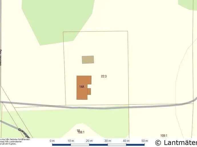 Floor plan for Backas väg 14A