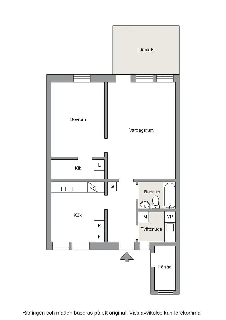 Planritning för Konstapelgatan 160
