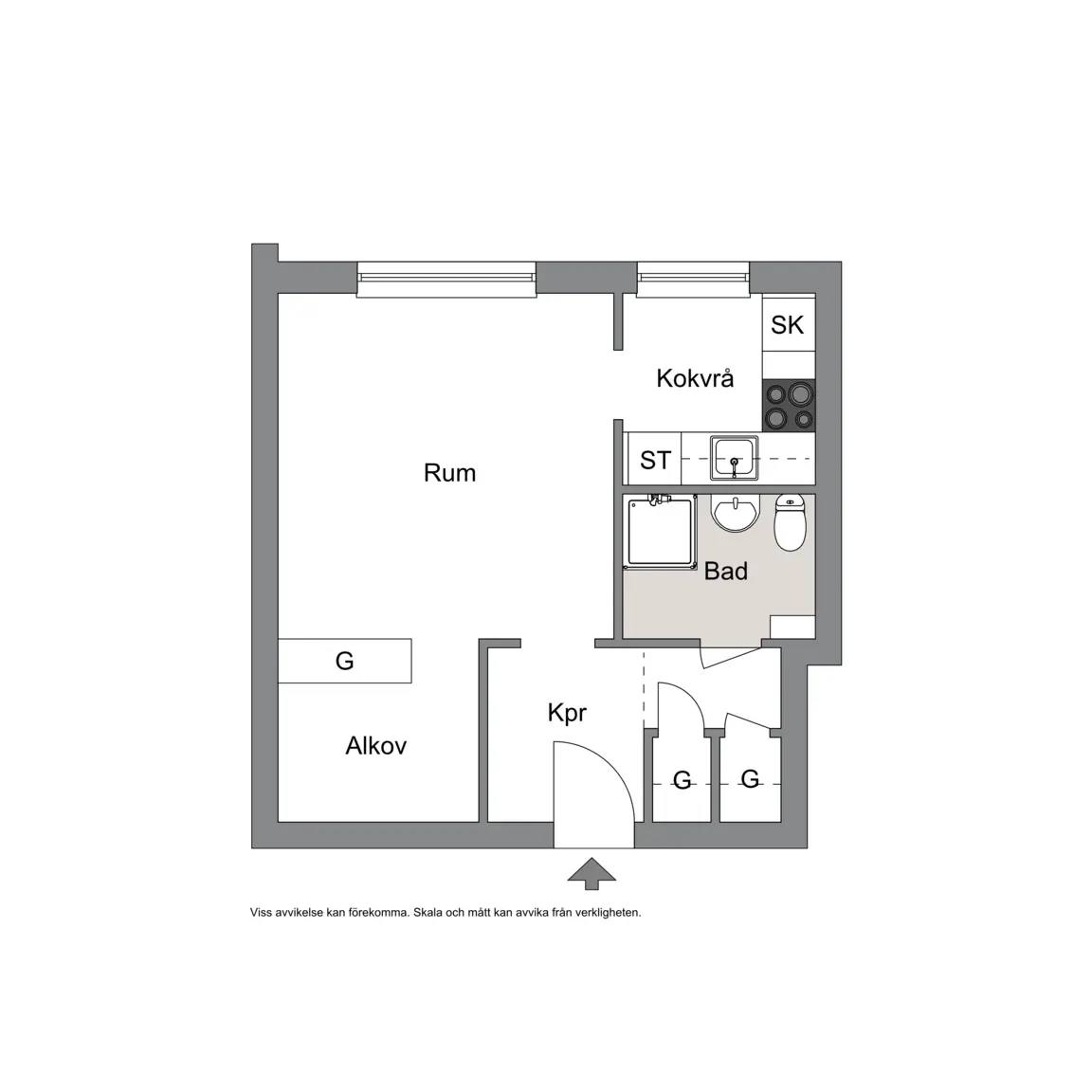 Floor plan for Ledungsvägen 10C